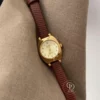 Ladies Brown Leather Watch Gold Watches for Women