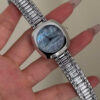 Blue Mother of Pearl Square Face Bracelet Watch