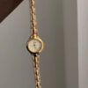 Vintage Style Round Face Gold/Silver Bracelet Watch
