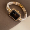 Dainty Style Rectangle Face Gold/Silver Women's Watch