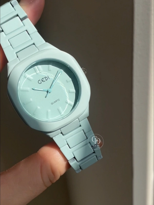 Statement Mint Green Ladies Watch Big Face Watch for Women