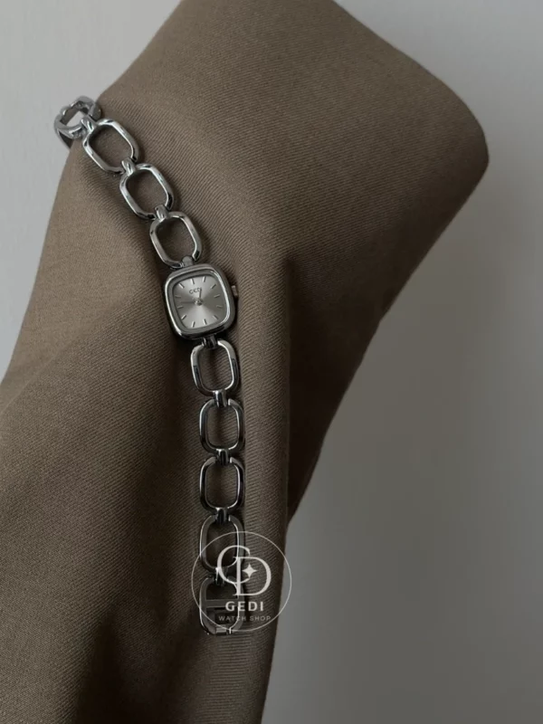 Women's Silver Watch Minimalist Wrist Watch for Women