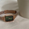 Dainty Green Small Square Face Women’s Watch