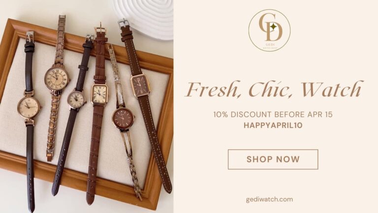 Spring Savings: Refresh Your Look with Gedi Watch!