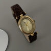 Vintage Black/Brown Oval Face Women's Watch
