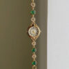 Vintage Gold Oval Small Face Bracelet Watch for Women