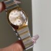 Gold＆Silver Two-tone Round Face Ladies Watch