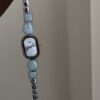 Chic Rose Gold/Blue Oval Face Gold/Silver Bracelet Watch