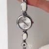 Chic Silver Watch Round Face Women's Watch