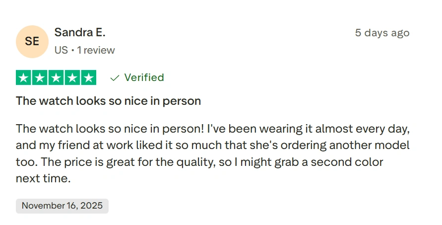 GEDI Watch customers reviews
