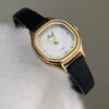 Classic Style Square Face Black/Brown Leather Women‘s Watch