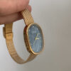 Minimalist Mother of Pearl Oval Face Bracelet Watch