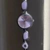 Handmade Purple Bracelet Women's Watch Purple Dial Watch