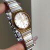 Gold＆Silver Two-tone Round Face Ladies Watch