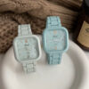 Colorful Square Face Bracelet Women's Watch