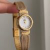 Chic Mother of Pearl Gold/Silver Round Face Wristwatch