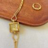 Minimalist Style Gold/Silver Square Face Bracelet Watch