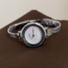 Minimalist Style Silver Round Face Watch for Women