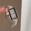 Dainty White Rectangle Women's Watch
