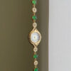 Vintage Gold Oval Small Face Bracelet Watch for Women