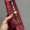 Vintage Emerald Velvet Watch Gift Box