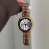 Minimalist Style Square Face Gold Bracelet Ladies Watch