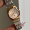 Gold＆Silver Two-tone Round Face Ladies Watch