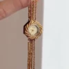 Chic golden Chain Watch With Octagonal Dial