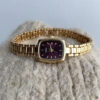 Classic Gold Brown Square Face Women’s Watch