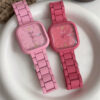 Colorful Square Face Bracelet Women's Watch