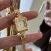 Vintage Style Small Square Face Gold Bracelet Watch