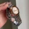 Gold＆Silver Two-tone Round Face Ladies Watch