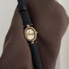 Vintage Black/Brown Oval Face Women's Watch