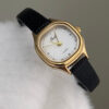 Classic Style Square Face Black/Brown Leather Women‘s Watch