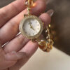 Handmade Natural Stone Yellow Crystal Watch for Women