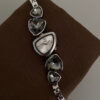 Chic Silver/Purple/Red/Black Irregular Face Bracelet Watch