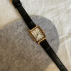 Vintage Roman Numeral Dial Brown/Black Leather Watch