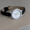 Small Round Face Blue/Orange/Black Leather Watch