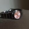 Pink/Purple Round Face Silver Bracelet Ladies Watch