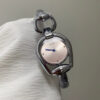 Chic Pink/Gold Irregular Dial Watch for Women