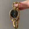 Chic Pink/Gold Irregular Dial Watch for Women