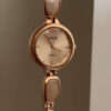 Chic Green/Pink Round Face Watch for Women