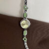 Chic Green/Pink Round Face Watch for Women