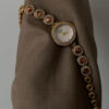 Vintage Style Natural Cat's Eye Stone Bracelet Watch