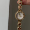 Vintage Style Natural Cat's Eye Stone Bracelet Watch