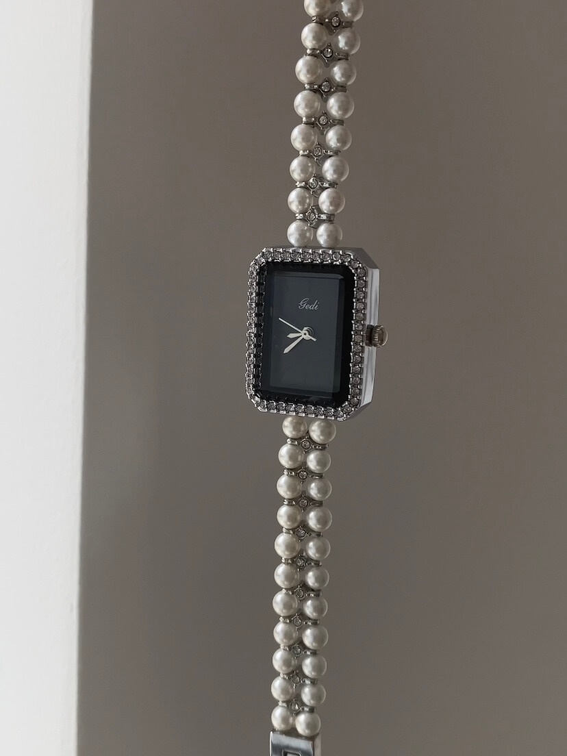 Dainty Style Rectangle Face Gold/Silver Women's Watch