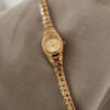 Chic Gold Round Face Bracelet Watch for Women