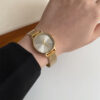 Chic Gold/White/Gray Square Face Women's Watch