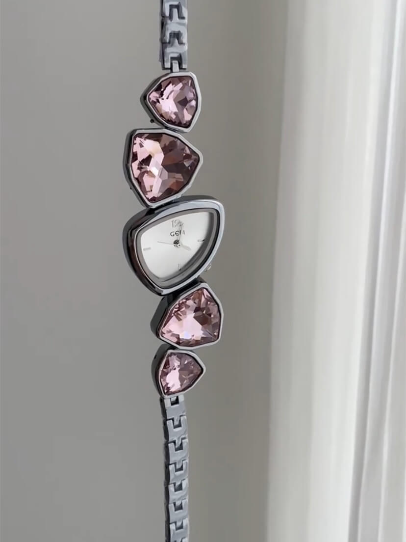 Chic Colorful Irregular Face Bracelet Watch for Women