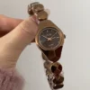 Chic Brown Small Face Watch for Women